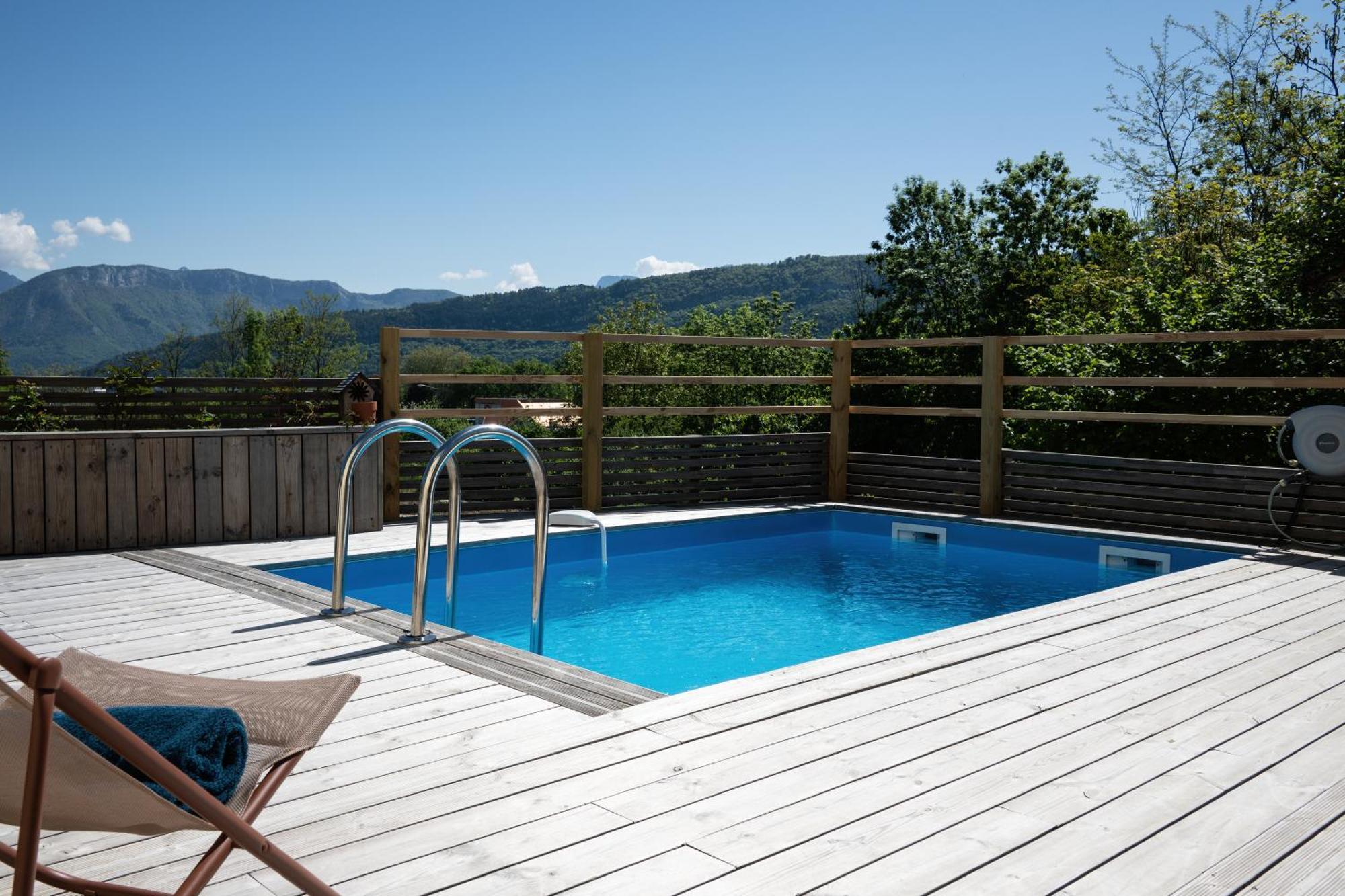 Avec Piscine & Terrasse Vue Montagne Apartment